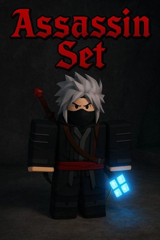 Rune Slayer character equipped with the full Assassin armor set.